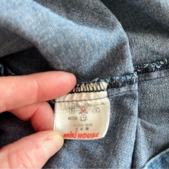 Toddler Miki House Denim Jumper Dress w/Adjustable Straps - Picture 11 of 12